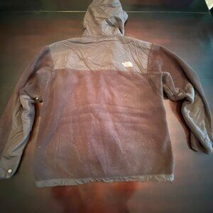 North Face hooded zip up jacket